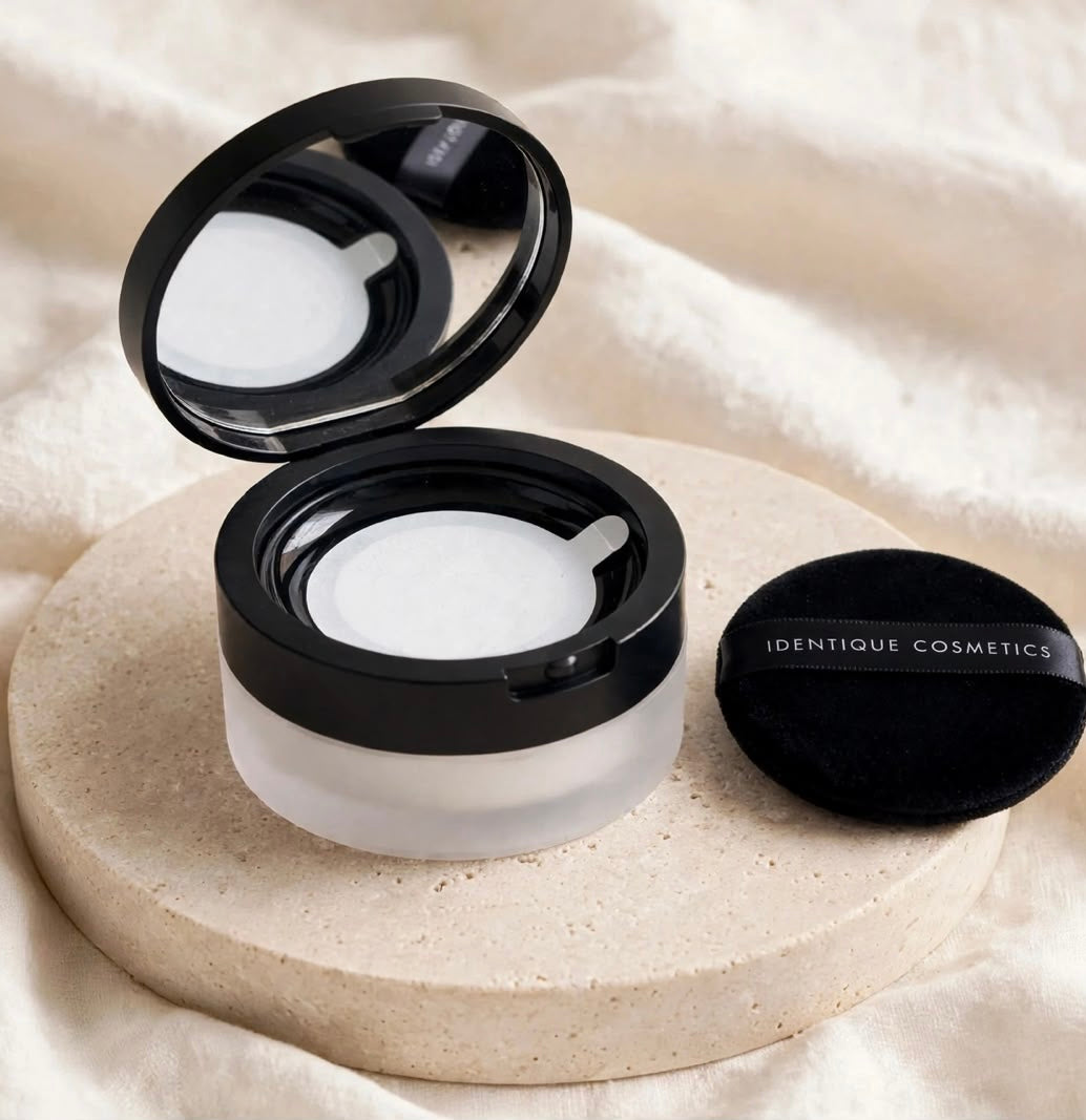 IDENTIQUE LUXE DUO-Shimmer Setting Loose Powder.